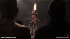 play Public Bondage BDSM Session: Kinky Cecilia Vega Gets Fucked While Suspended